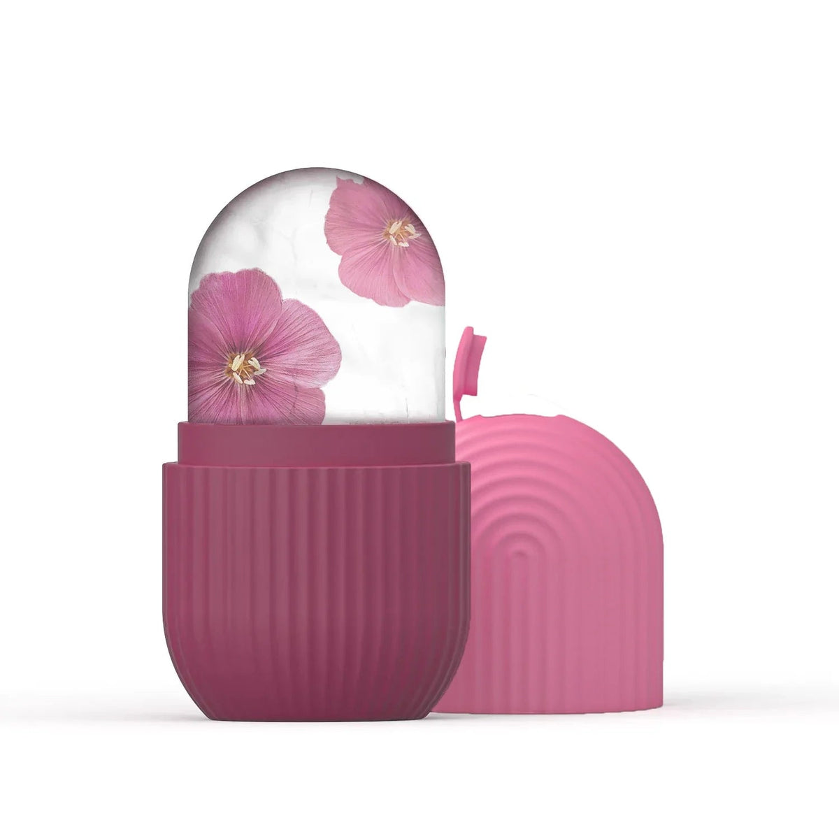Upgraded Ice Roller Face and Eye Beauty Massage Silicone Ice Cubes Tighten Skin Reduce Skin Temperature Skin Care Tool - themonogram manor 