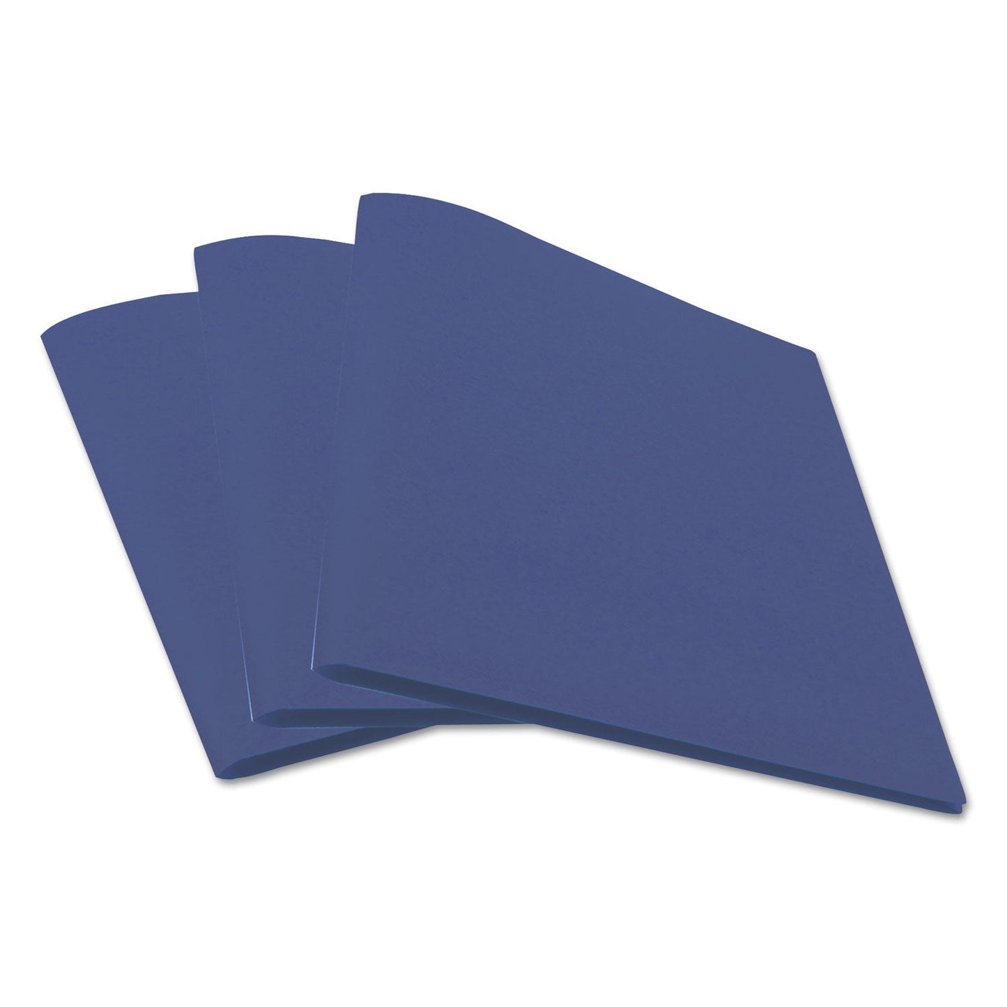 Universal Two - Pocket Plastic Folders, 100 - Sheet Capacity, 11 x 8.5, Royal Blue, 10/Pack - themonogram manor 
