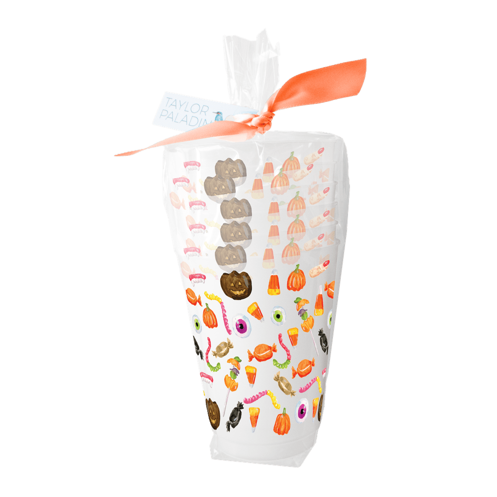 Halloween Candy Frosted Cup - themonogram manor 