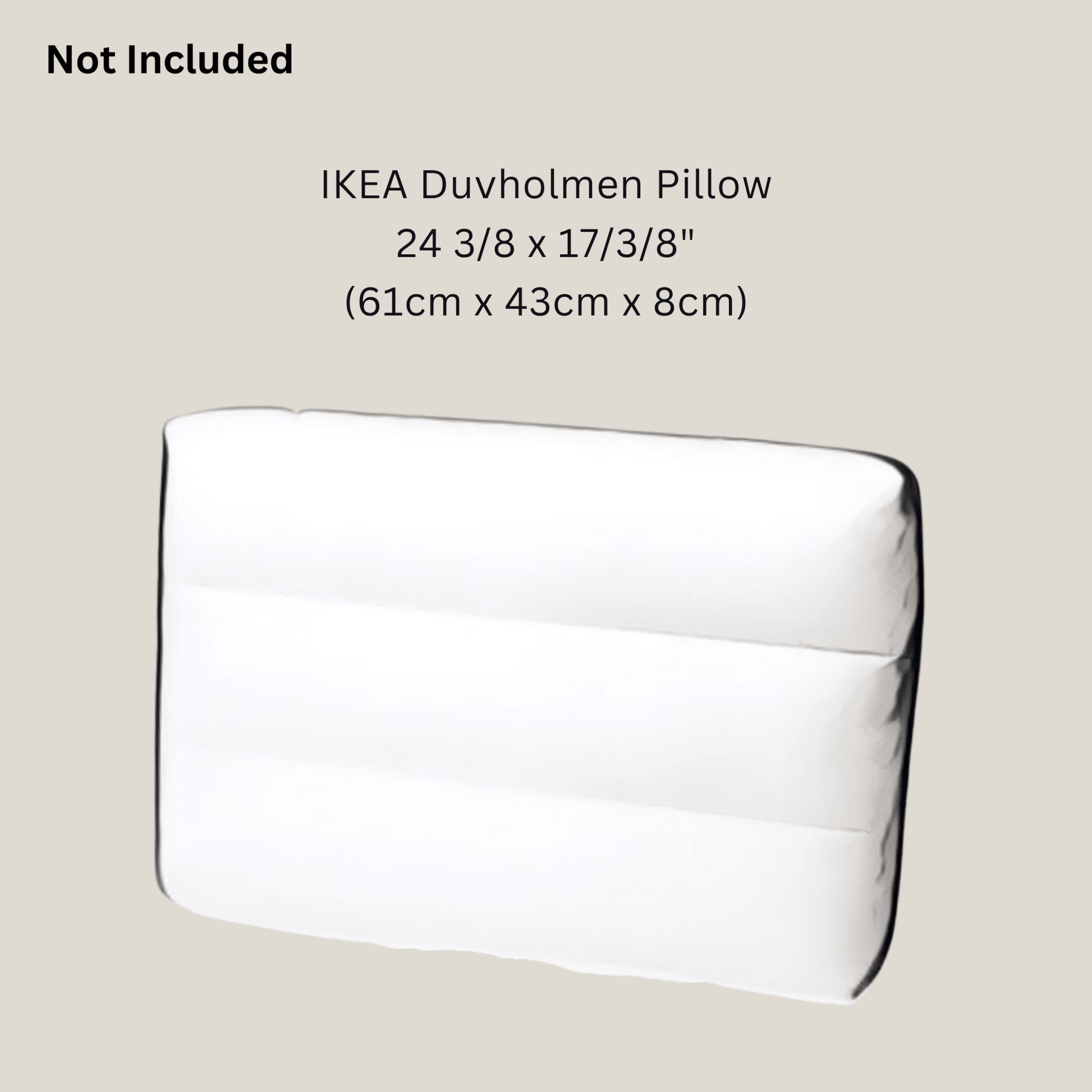 2 Pack Outdoor Pillow Covers | Black White Stripe | Compatible with IKEA Duvholmen and Kuddarna Cushions - themonogram manor 