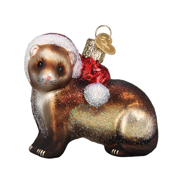 Christmas Ferret Ornament - themonogram manor 