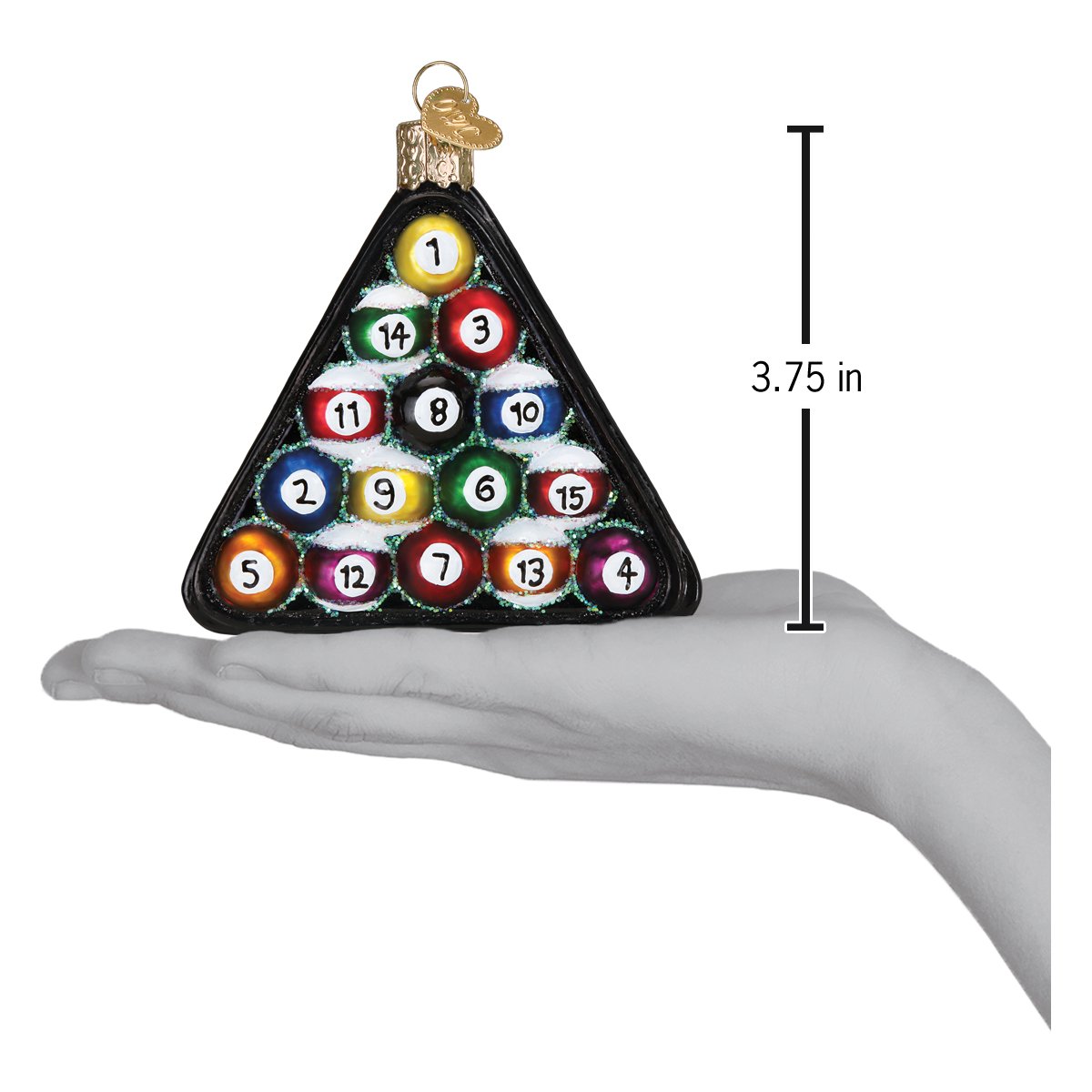 Billiard Balls Ornament - #themonogram manor #