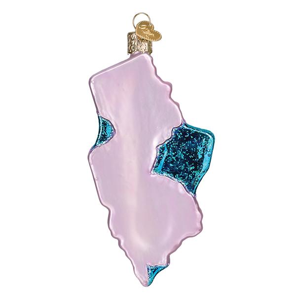 State Of New Jersey Ornament - themonogram manor 
