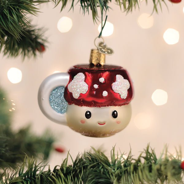 Mushroom Coffee Ornament - #themonogram manor #