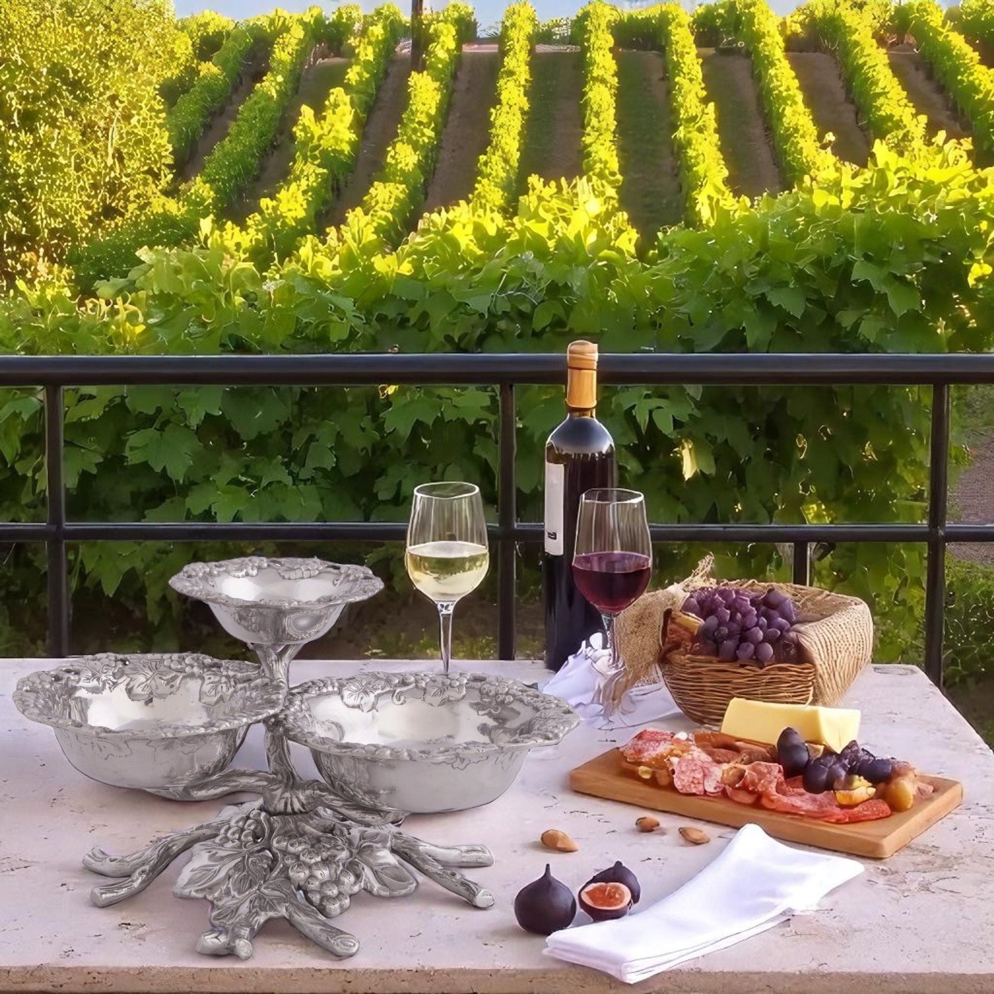 Grape 3-Tiered Bowl - themonogram manor 