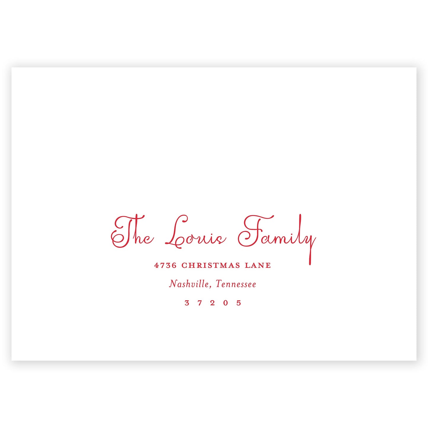 pink merry christmas drip holiday card - themonogram manor 