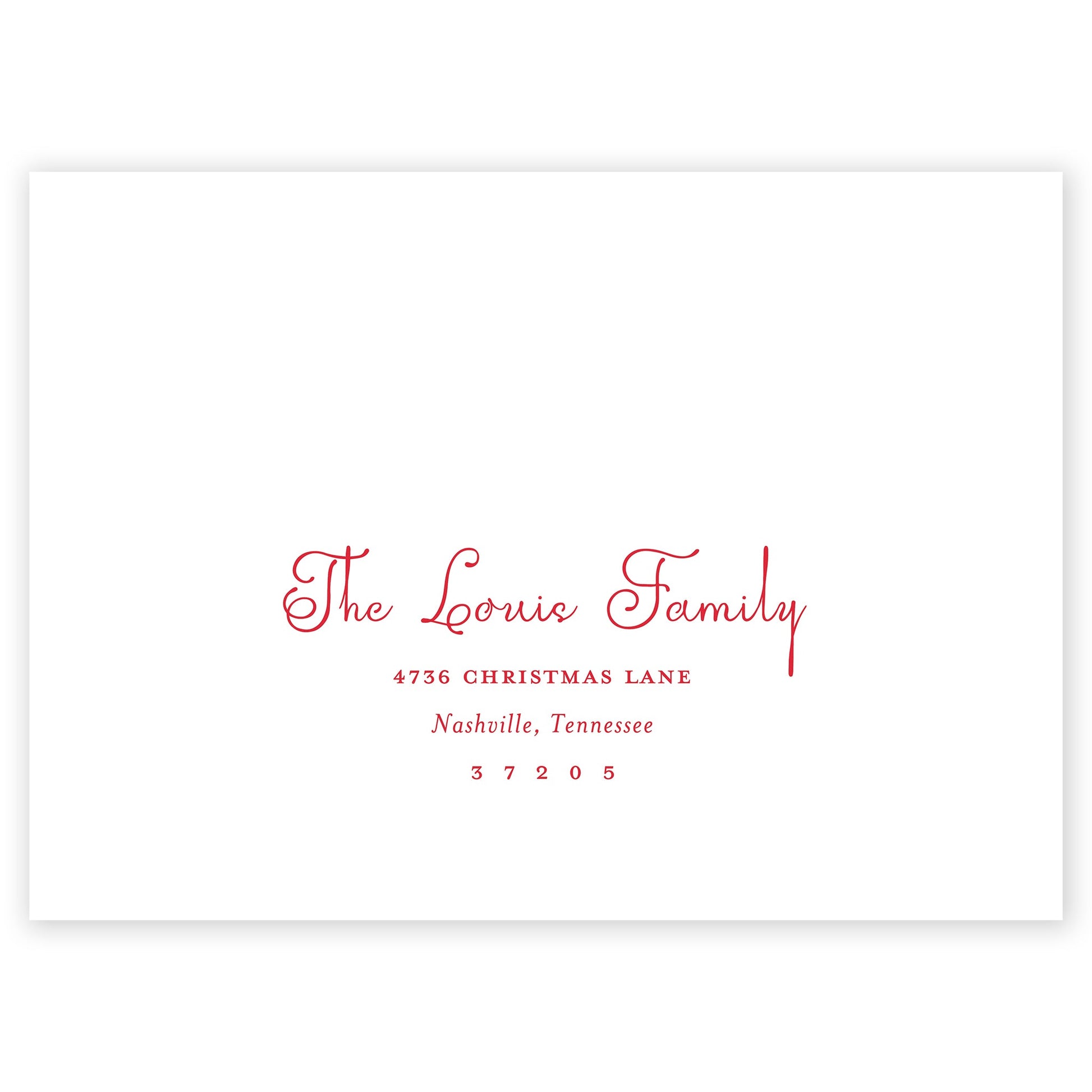 pink merry christmas drip holiday card - themonogram manor 