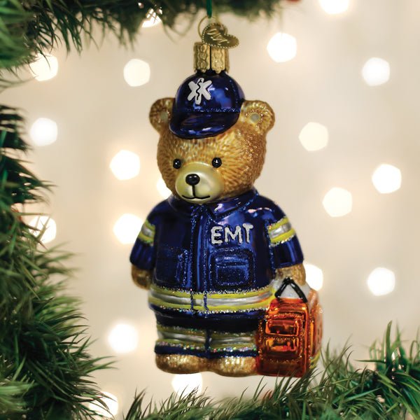 EMT Teddy Bear Ornament - themonogram manor 