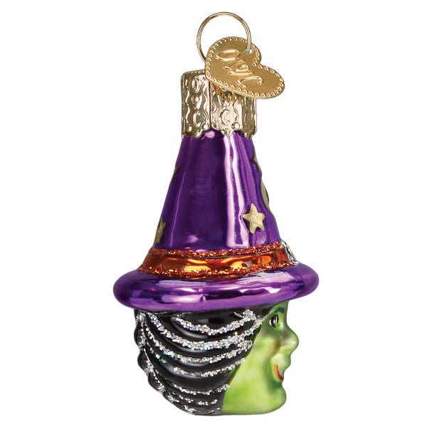 Mini Witch Head Ornament - #themonogram manor #