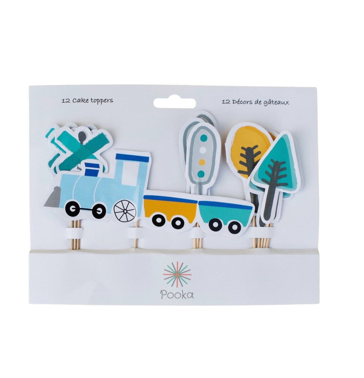 Steam Train Toppers (Set of 12) - themonogram manor 