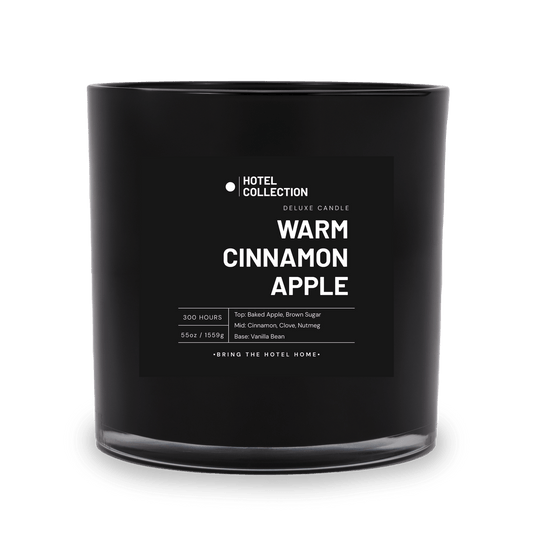 Deluxe Warm Cinnamon Apple Candle - themonogram manor 