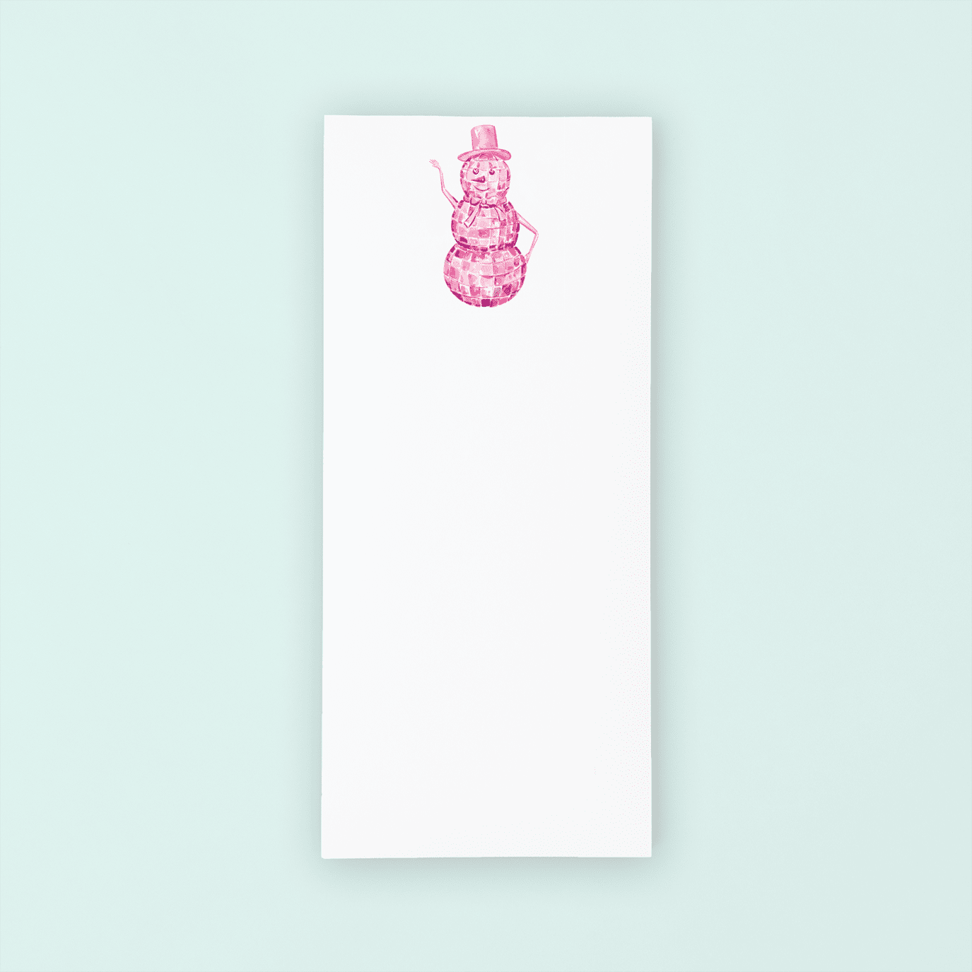 Disco Snowman List Pad - themonogram manor 