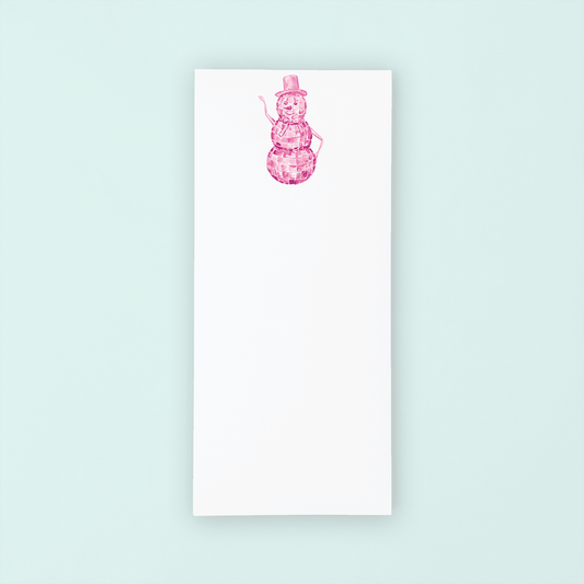 Disco Snowman List Pad - themonogram manor 