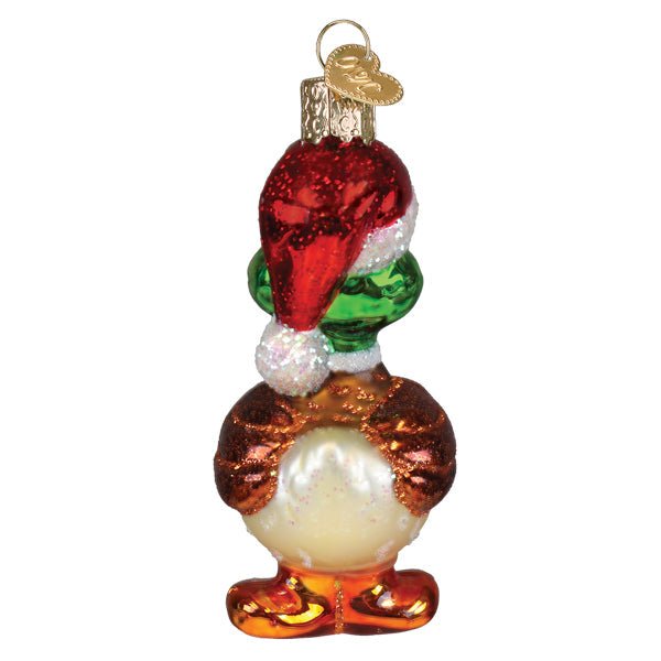 Silly Santa Duck Ornament - themonogram manor 