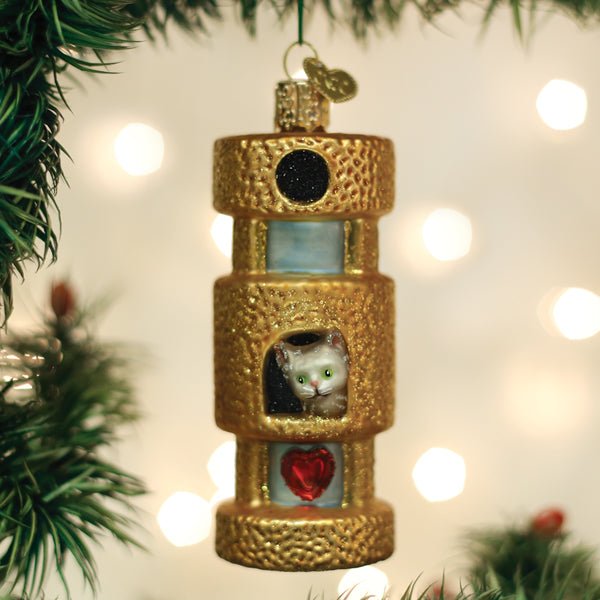 Cat Tower Ornament - #themonogram manor #