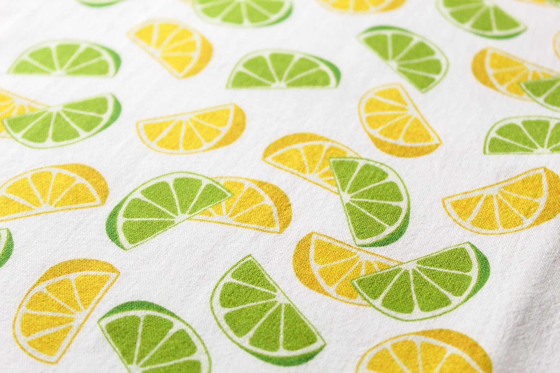 Lemon Lime Tea Towel - themonogram manor 