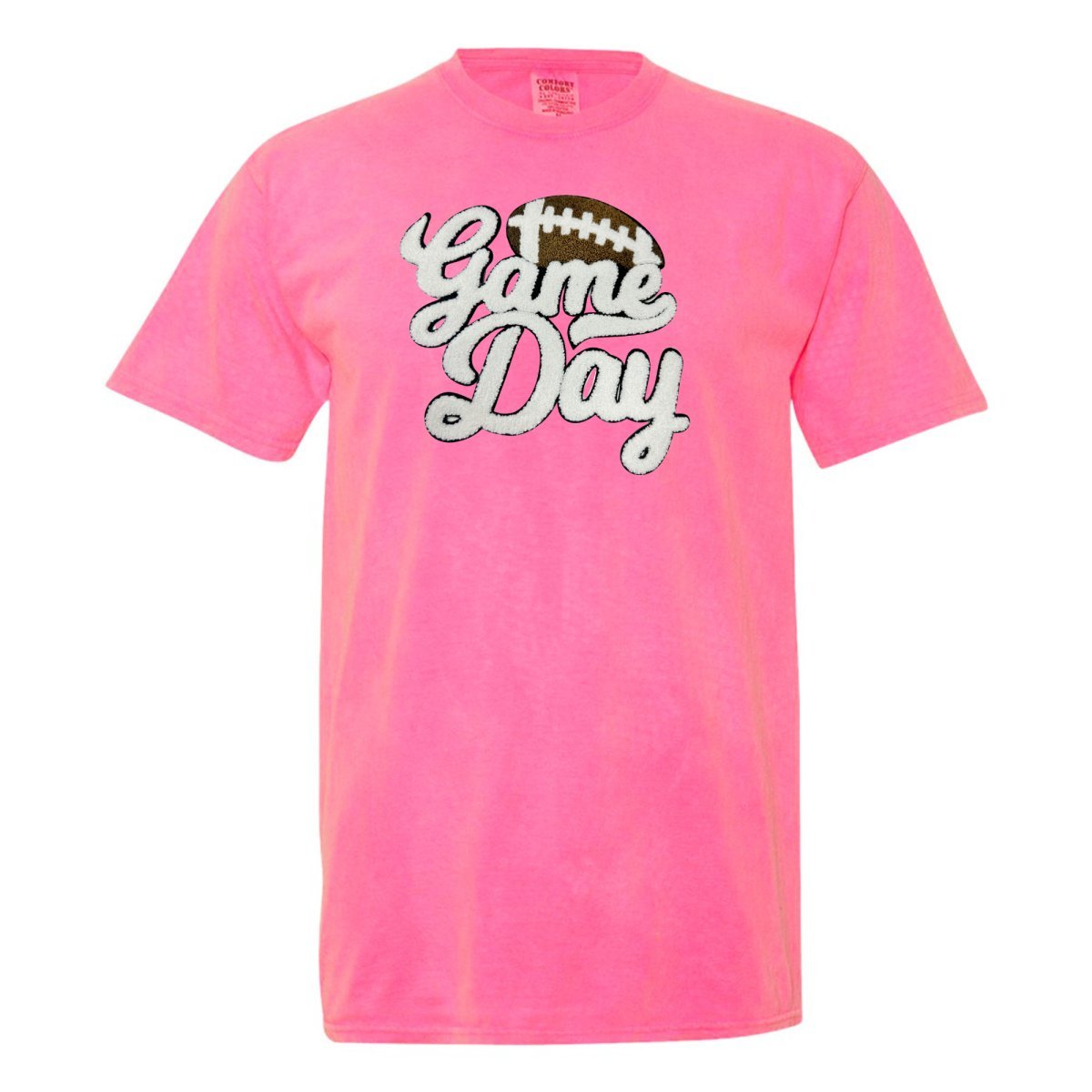 Football 'Game Day' Letter Patch T-Shirt - themonogram manor 