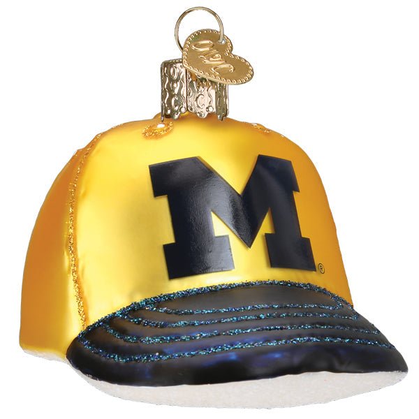 Michigan Baseball Cap Ornament - themonogram manor 