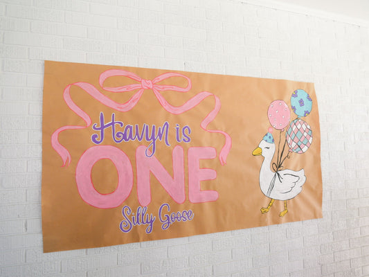 Custom Banners - Handpainted - themonogram manor 