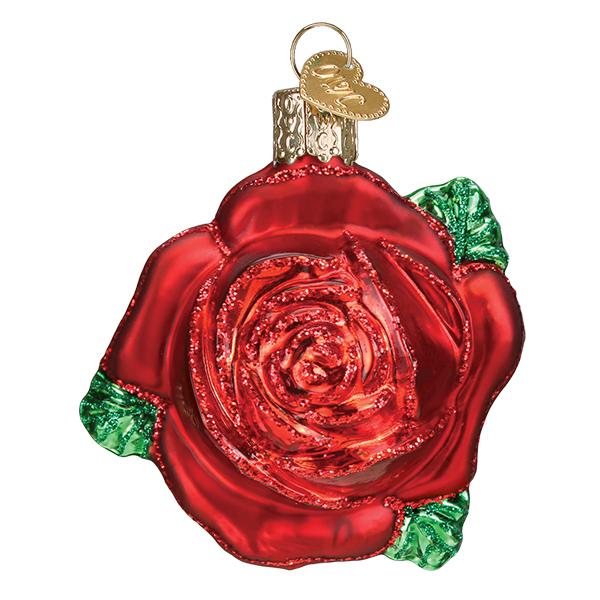 Red Rose Ornament - themonogram manor 