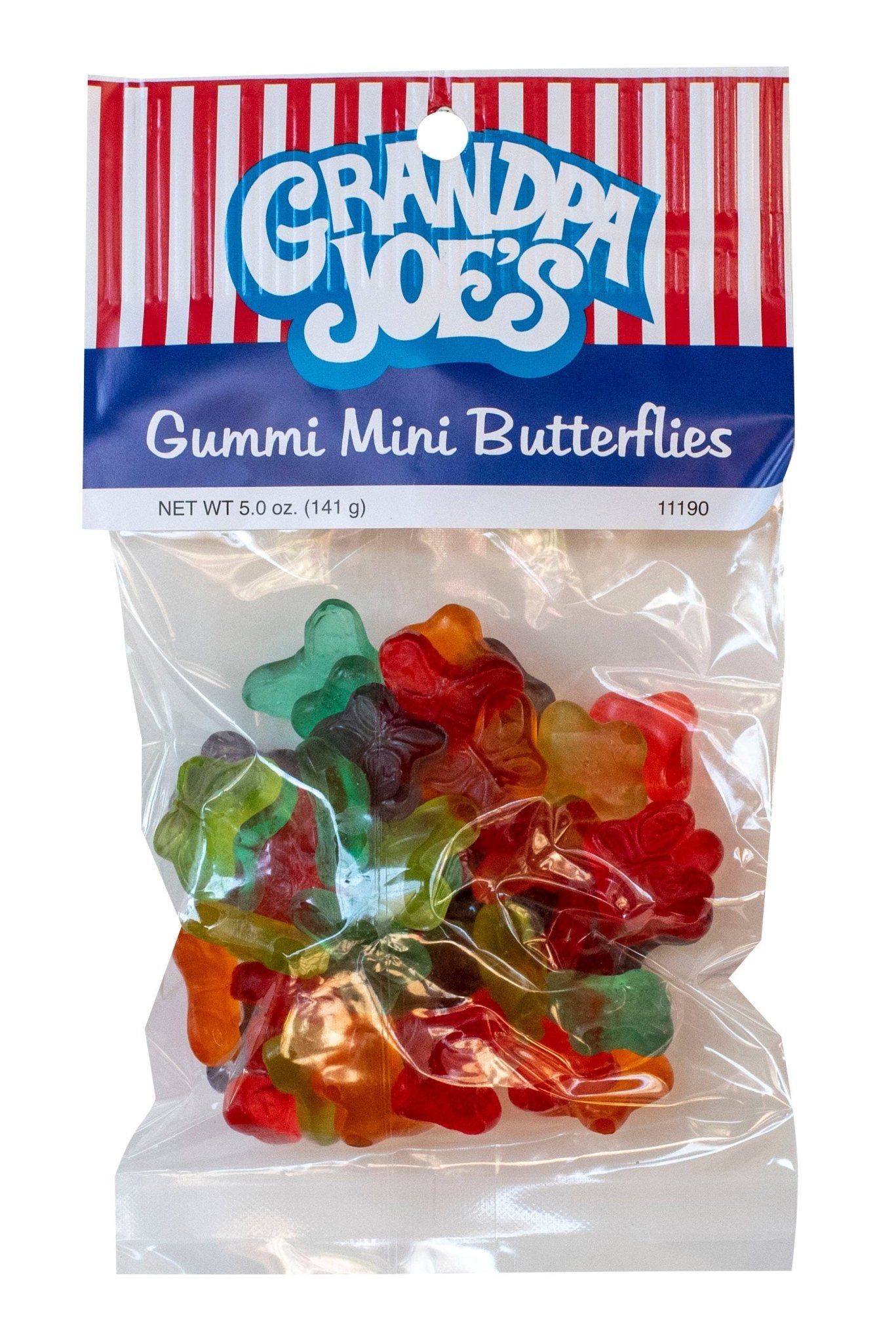 Grandpa Joe's Peg Bags, Gummi Mini Butterflies, 12 Ct Case - themonogram manor 