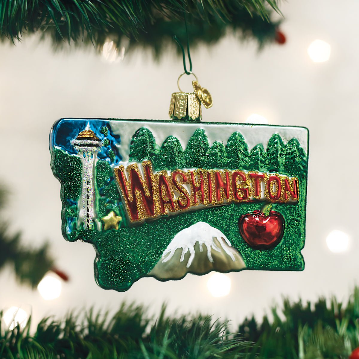 State Of Washington Ornament - themonogram manor 