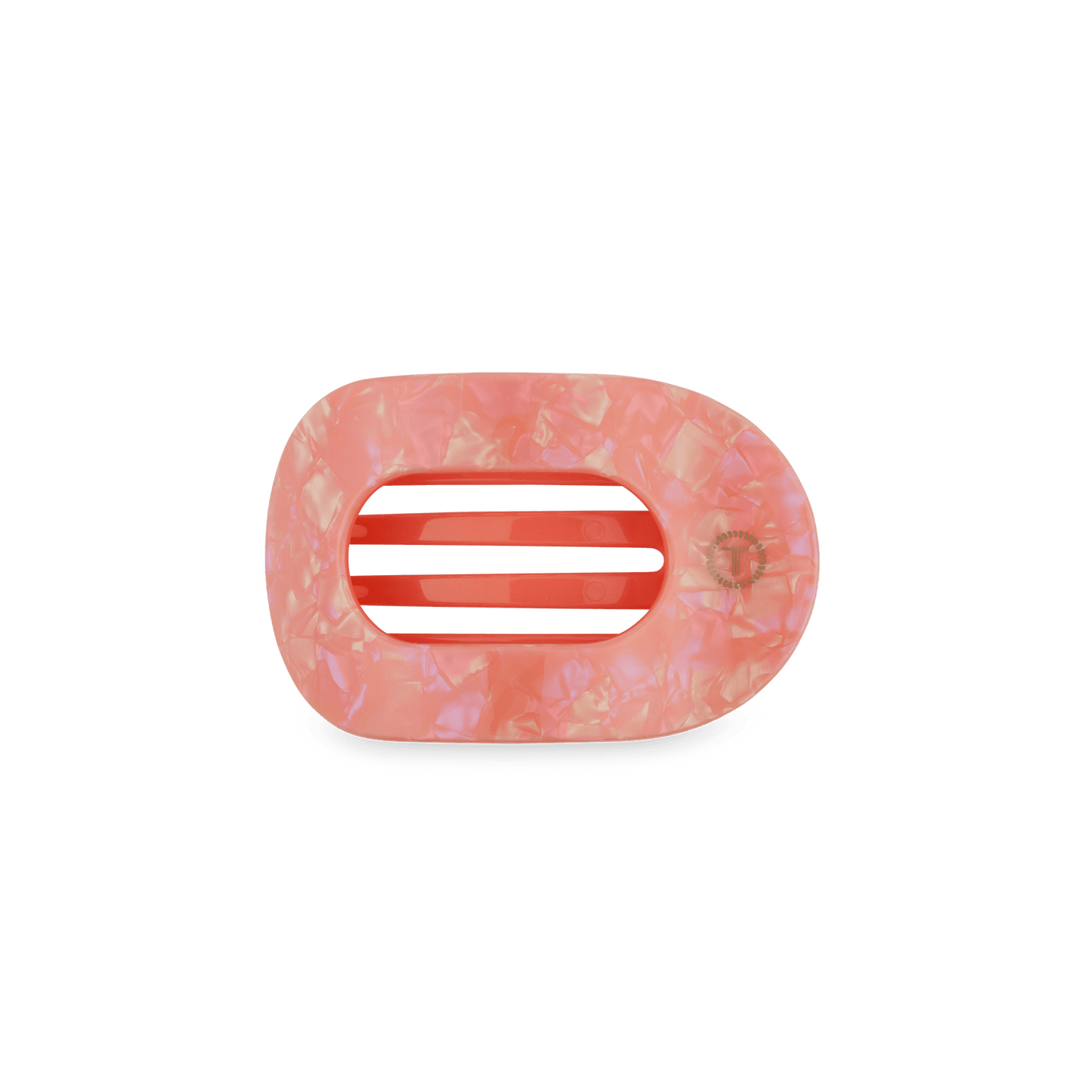 Dreamsicle Small Flat Round Hair Clip - themonogram manor 