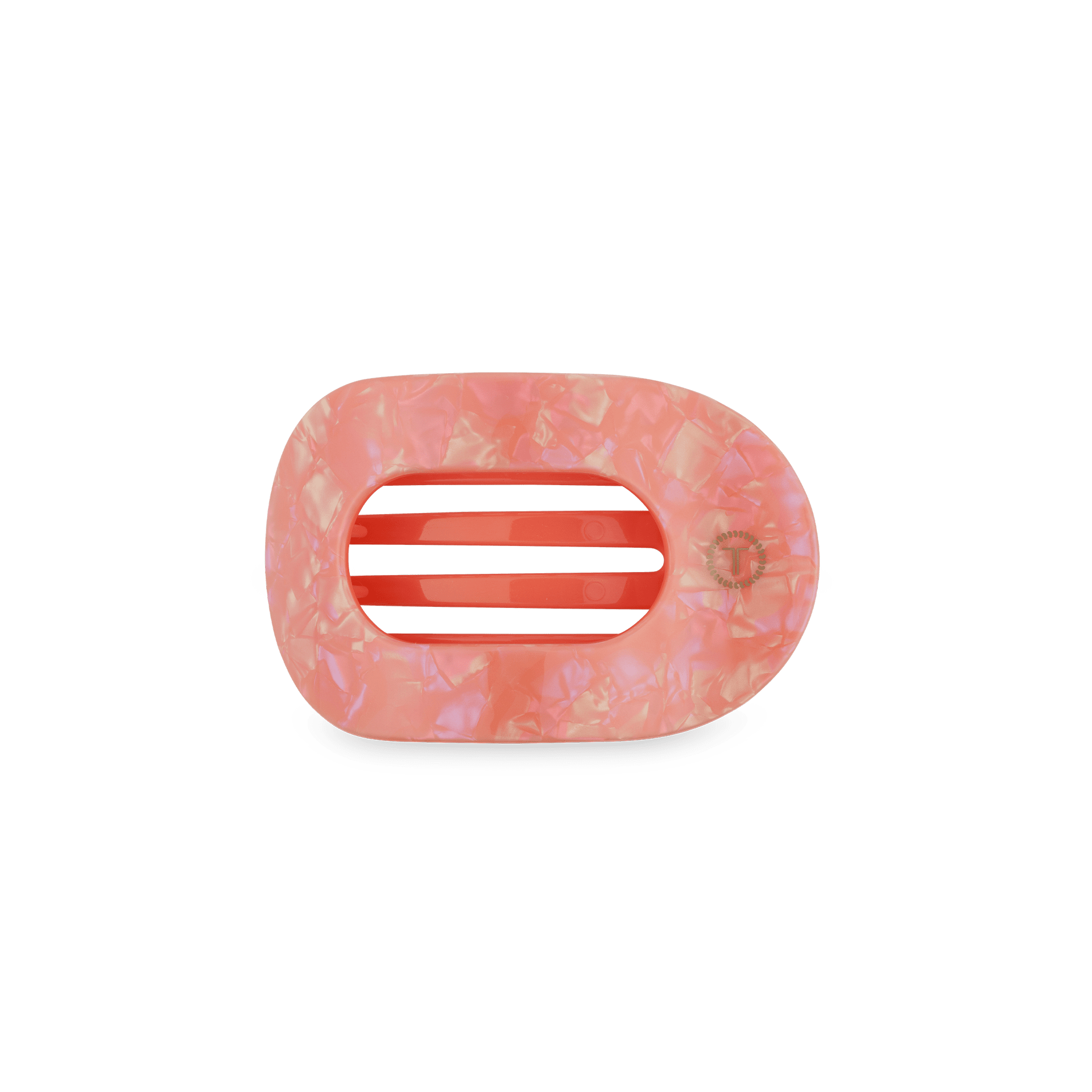 Dreamsicle Small Flat Round Hair Clip - themonogram manor 