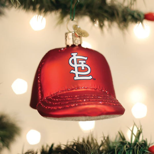 Cardinals Baseball Cap Ornament - #themonogram manor #