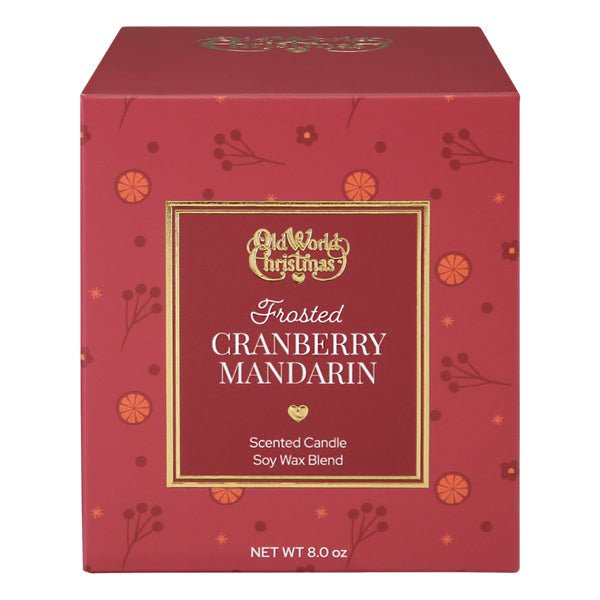 Frosted Cranberry Mandarin Candle - #themonogram manor #
