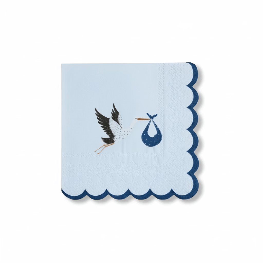 Blue Baby Shower Napkins (Set of 16) - themonogram manor 