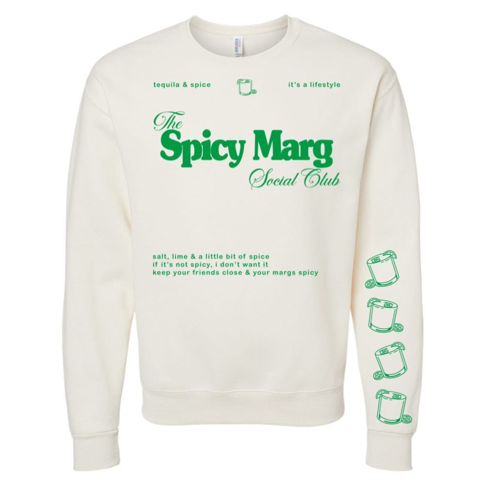 'Spicy Marg Social Club' Crewneck Sweatshirt - themonogram manor 