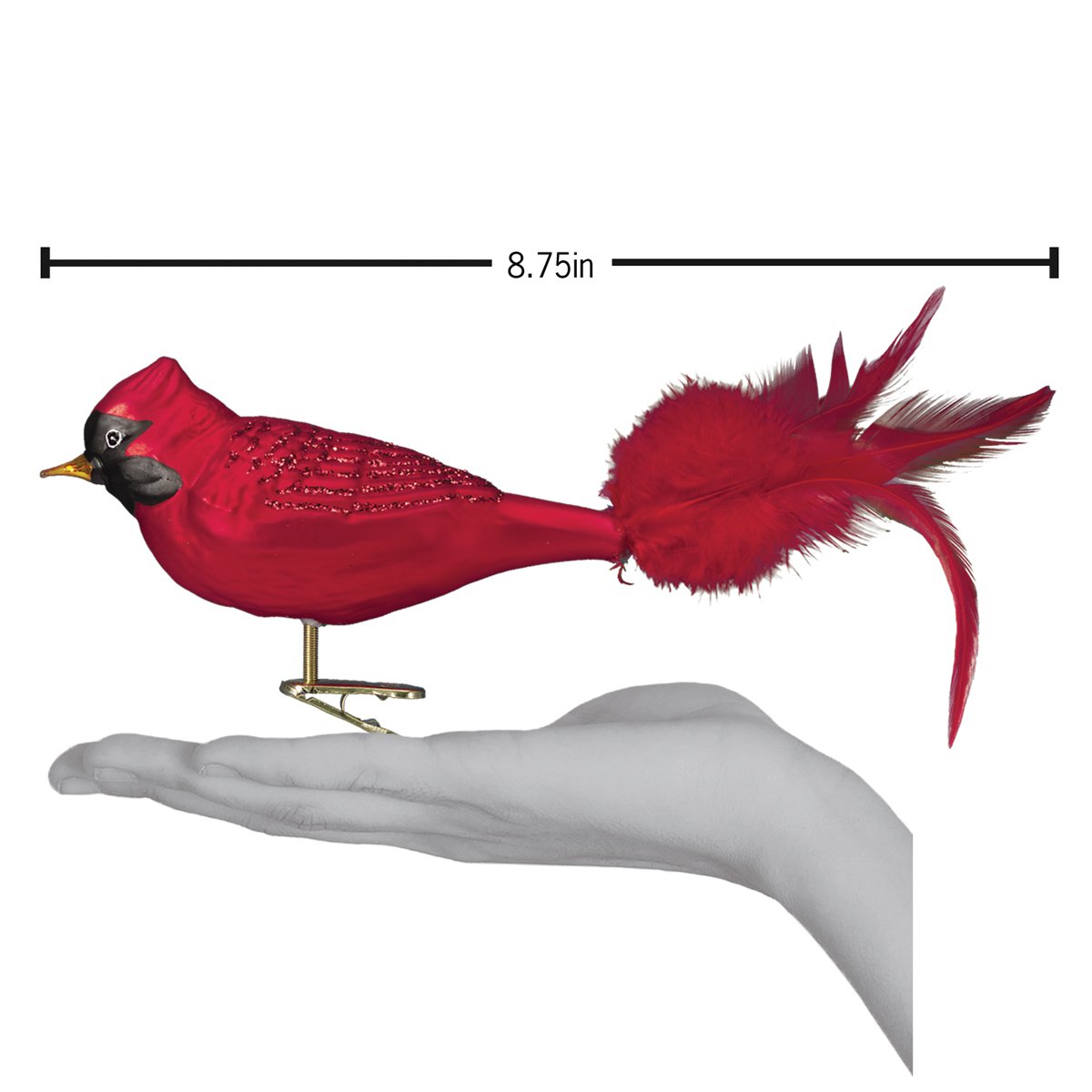 Large Red Cardinal Ornament - #themonogram manor #