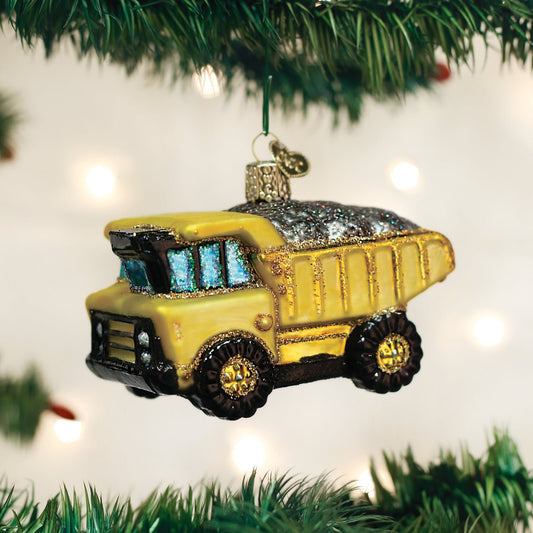 Toy Dump Truck Ornament - #themonogram manor #