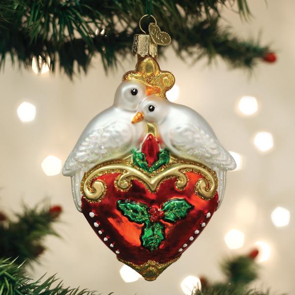 Two Turtle Doves Ornament - themonogram manor 