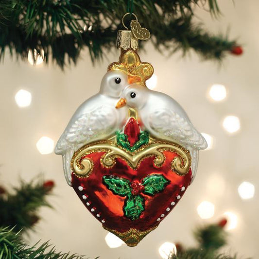 Two Turtle Doves Ornament - themonogram manor 