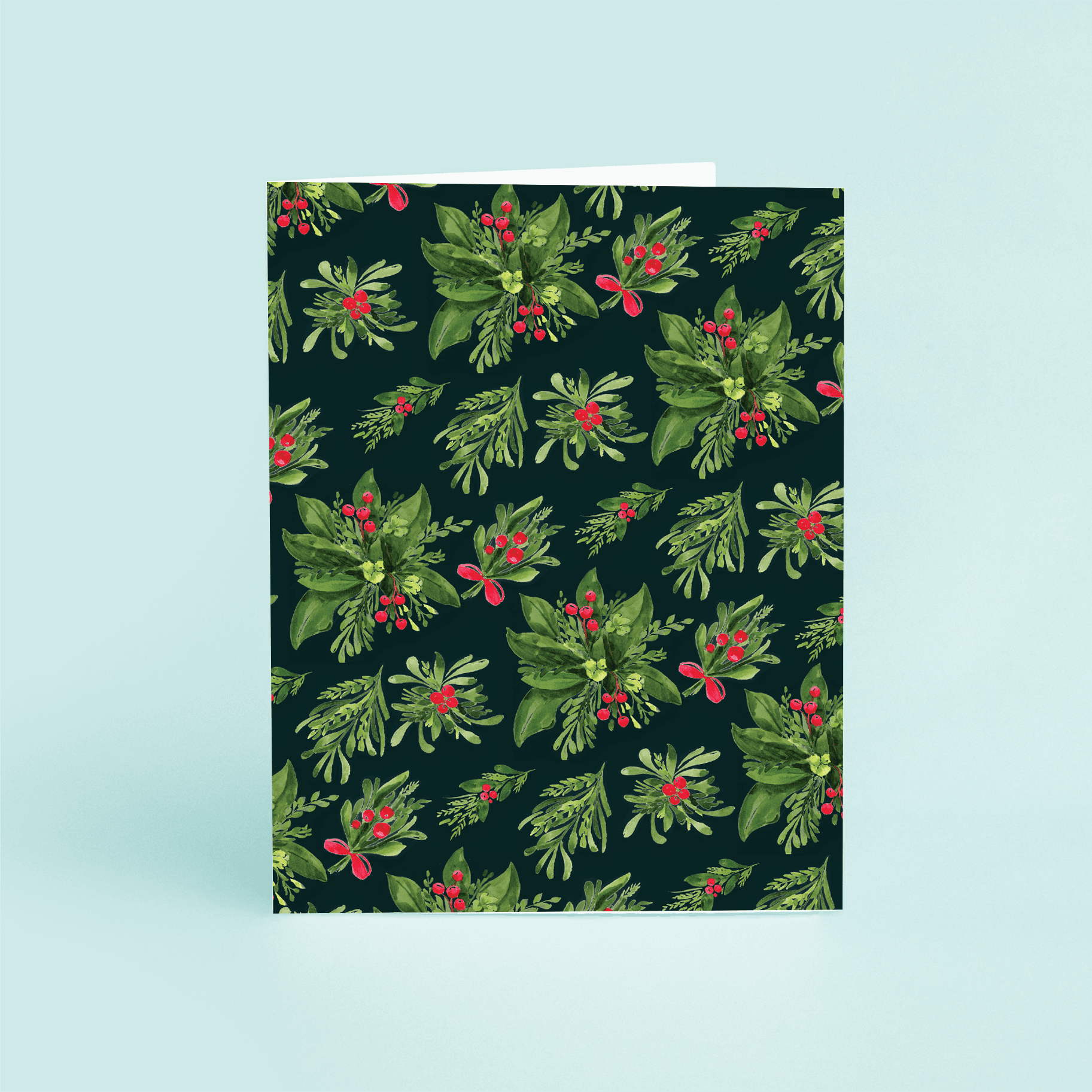Dark Holiday Florals - themonogram manor 