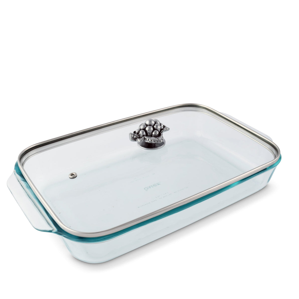 Grape Lid with Pyrex 3 quart Baking Dish - themonogram manor 