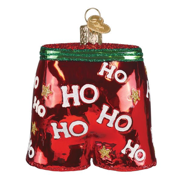 Holiday Boxer Shorts Ornament - themonogram manor 