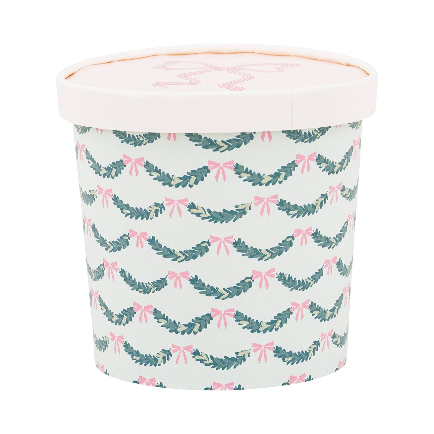 PLFC505 - Pink Bow Take Out Treat Cups - themonogram manor 
