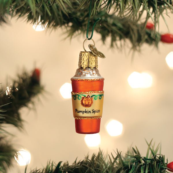 Mini Pumpkin Spice Latte Ornament - themonogram manor 