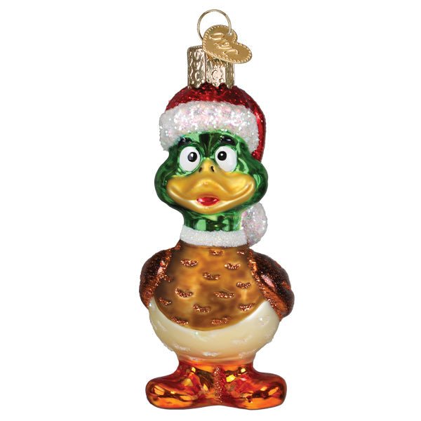 Silly Santa Duck Ornament - themonogram manor 
