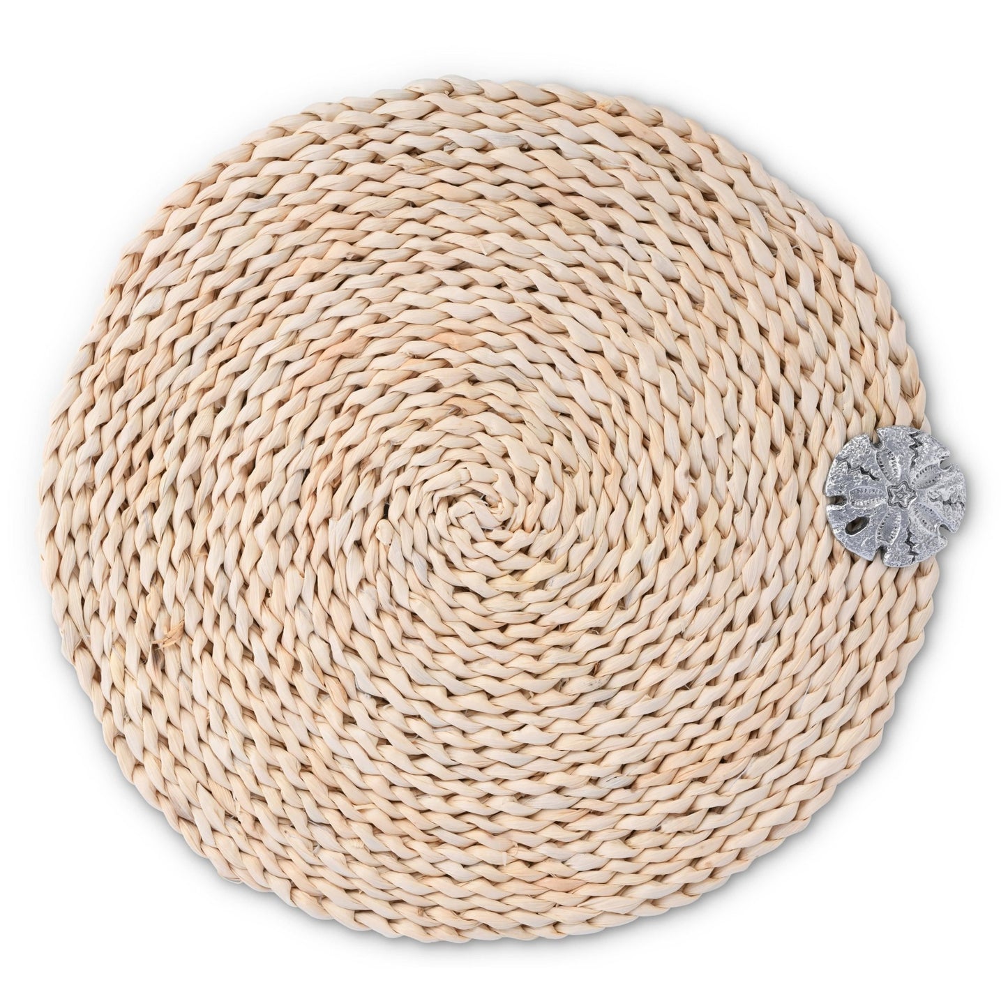 Sand Dollar Twisted Seagrass Placemats - set of 4 - themonogram manor 