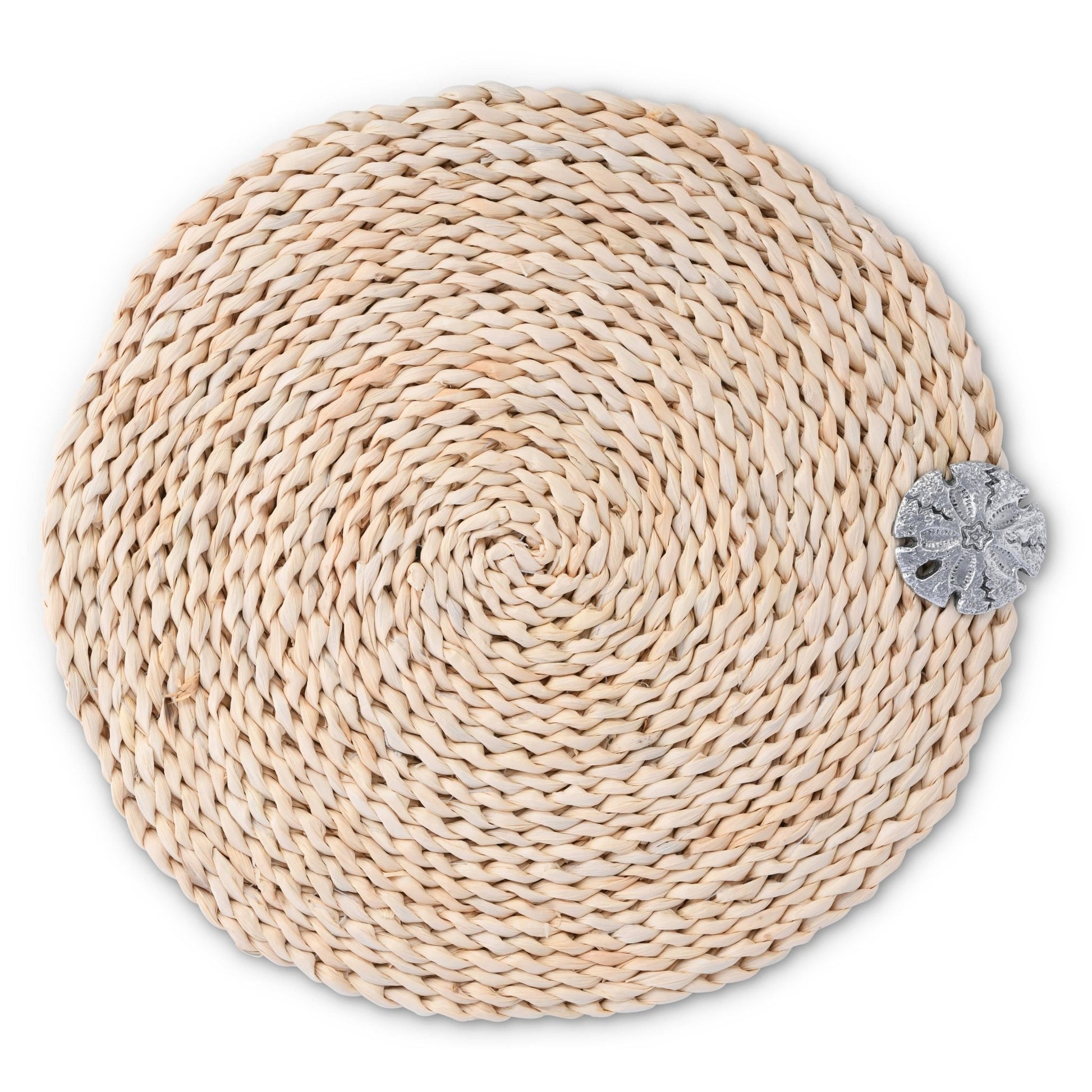 Sand Dollar Twisted Seagrass Placemats - set of 4 - themonogram manor 