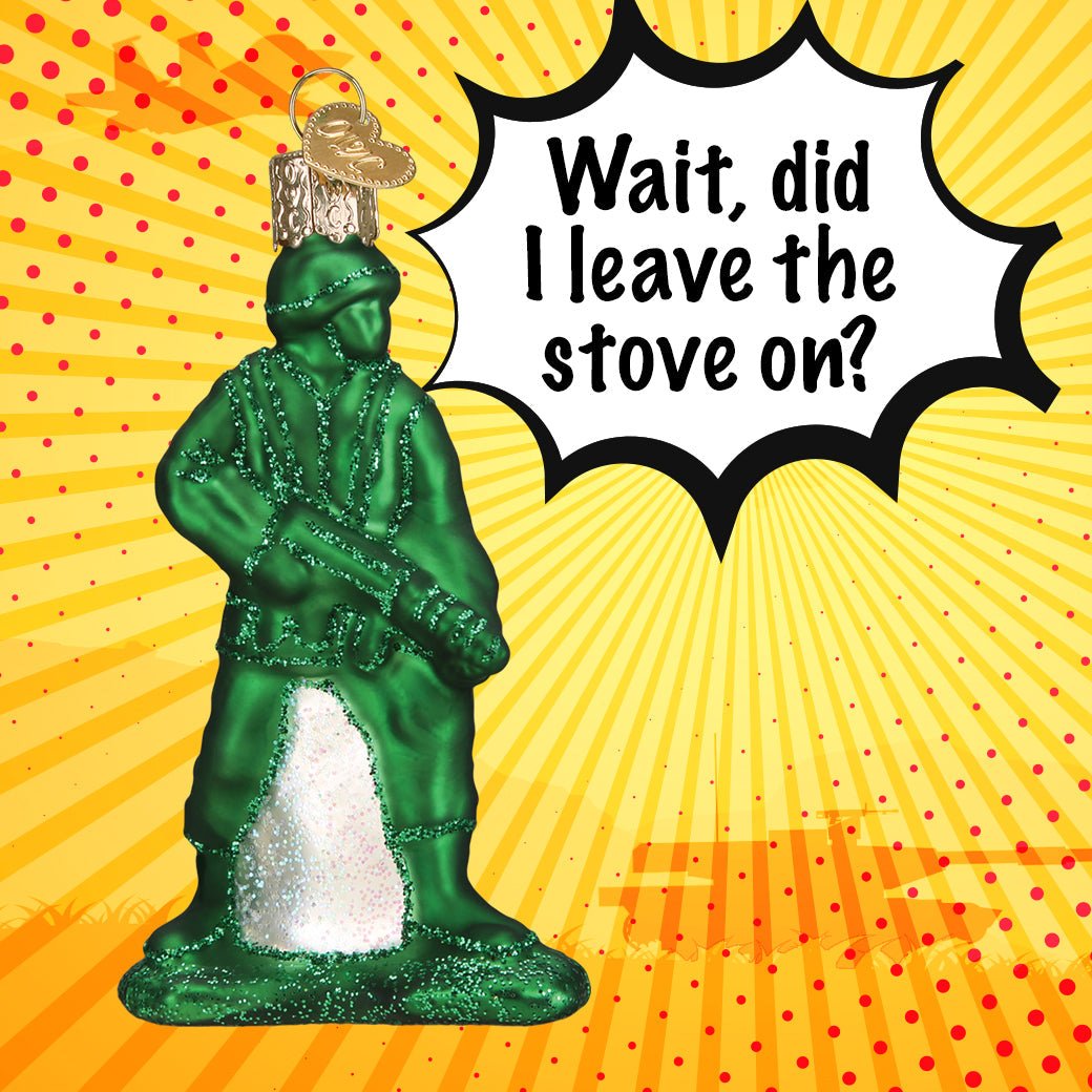 Army Man Toy Ornament - themonogram manor 