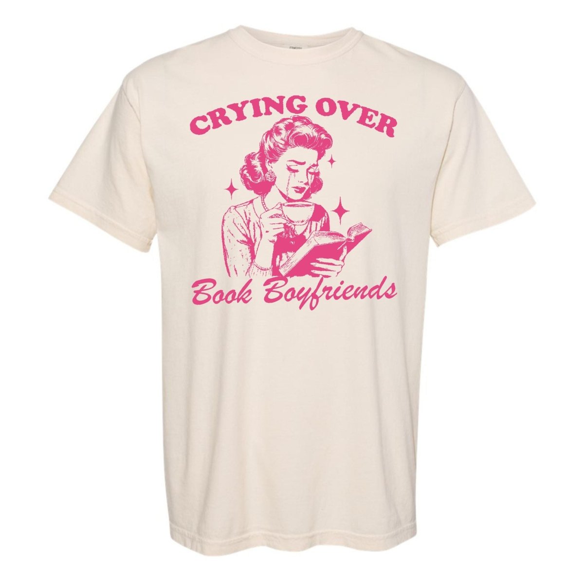 'Crying Over Book Boyfriends' T-Shirt - themonogram manor 