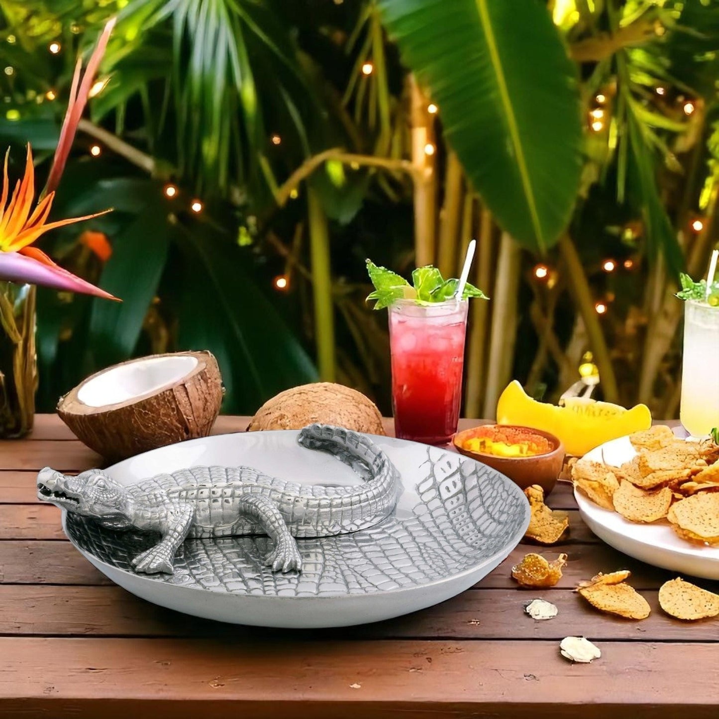 Alligator Chip and Dip - themonogram manor 