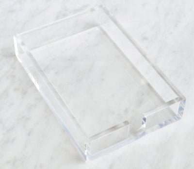Tall Acrylic Notepad Holder - themonogram manor 