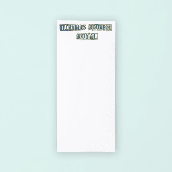 NOLA Street Tiles Lists Pad - themonogram manor 