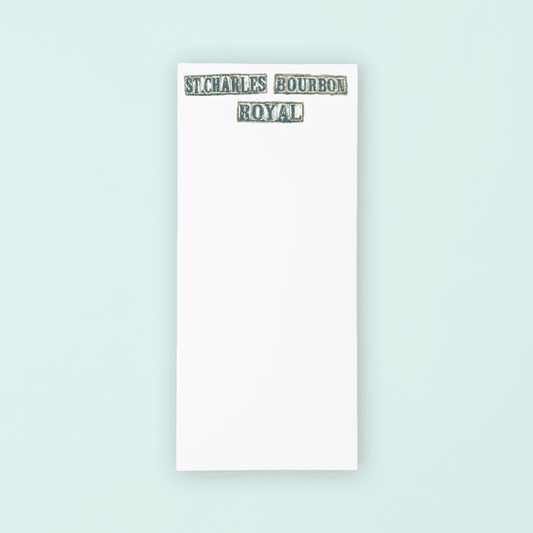 NOLA Street Tiles Lists Pad - themonogram manor 
